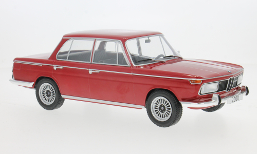 BMW 2000 (Typ121) 1966 Donkerrood - 1:18  BMW 2000 (Typ121) 1966 Donkerrood - 1:18